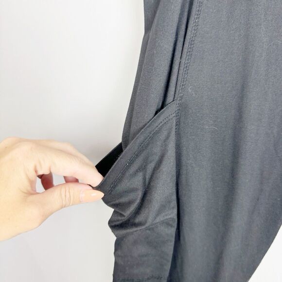 PINK ROSE | Solid Black Pocketed Lounge Leggings Women’s Size X-Large - Picture 5 of 8